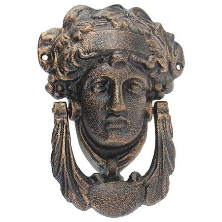 Design Toscano Athena, Goddess of Arts and Literature Foundry Iron Door Knocker SP25007